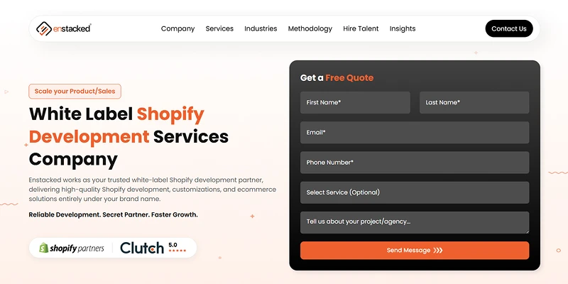 Enstacked Technologies home page