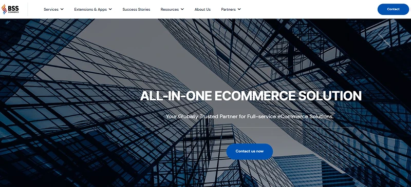 BSS Commerce home page
