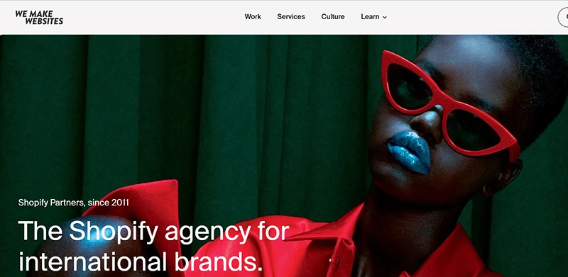 WeMakeWebsites Home page