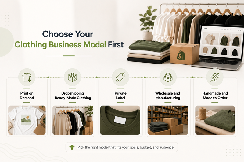 Choose Your Clothing Business Model First