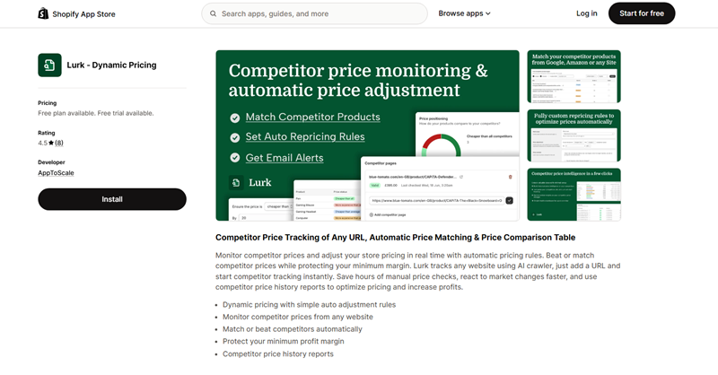 Lurk Shopify App