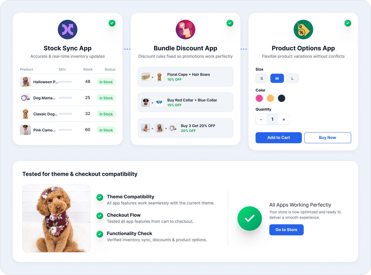4. Shopify App Setup & Fixes Shopify app setup