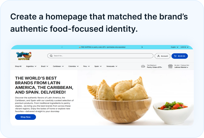 Create a homepage Create a homepage