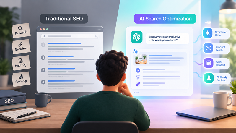 AI Search Optimization vs Traditional SEO